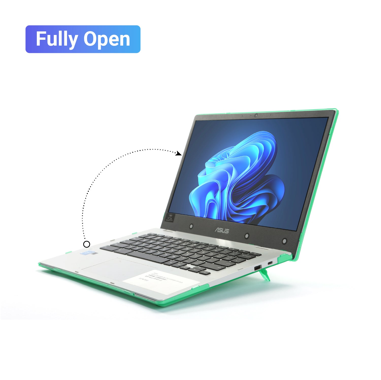 mCover Case ONLY Compatible with 2021~2023 14-inch ASUS Chromebook CX1 ( CX1400 ) Series Laptop Computers ( NOT Fitting Any Other ASUS Models )