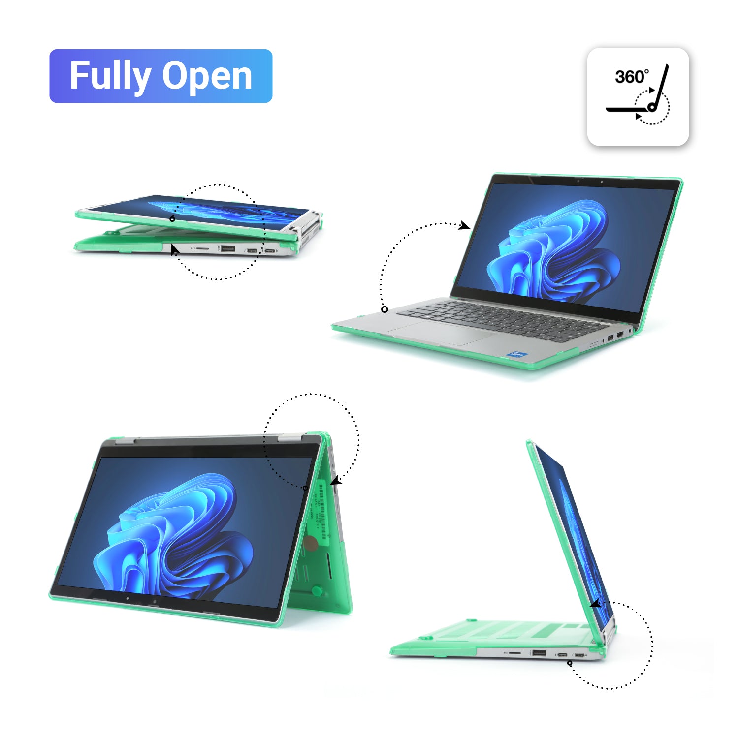 mCover Case ONLY Compatible for 2021~2024 13.3" Dell Latitude 5320 5330 5340 5350 2-in-1 Windows Laptop Notebook Computer (NOT Fitting Any Other Dell Models)