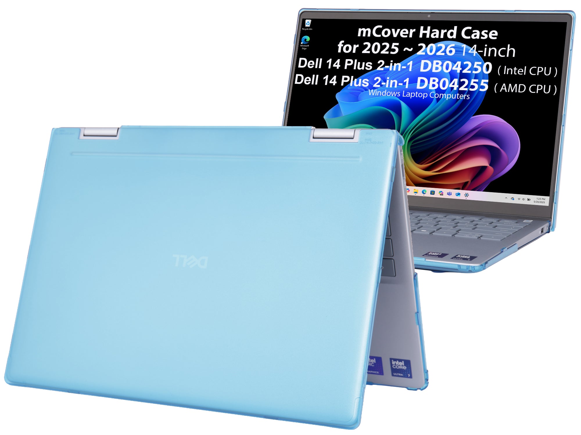 mCover Case ONLY Compatible for 2025-2026 14" Dell 14 Plus 2-in-1 DB04250 / DB04255 Windows Laptop PC (NOT Fitting Any Other Dell Models)