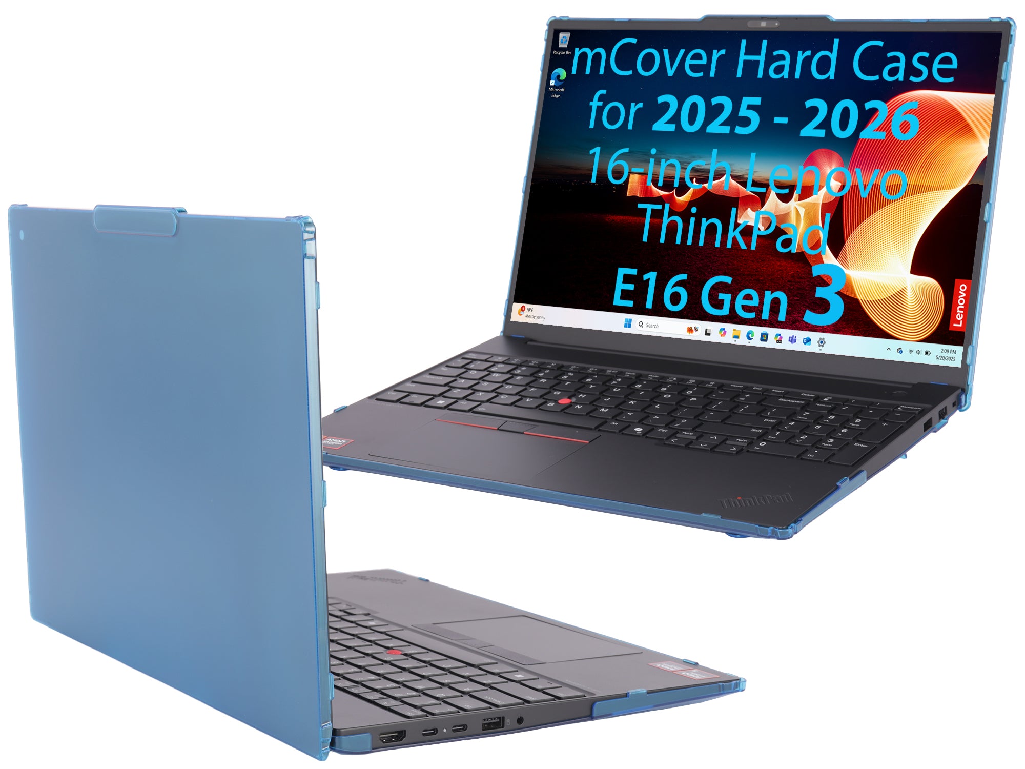 mCover case ONLY Compatible for 2025-2026 16" Lenovo ThinkPad E16 Gen 3 Series Windows Notebook Computers (NOT Fitting Any Other Lenovo Models)