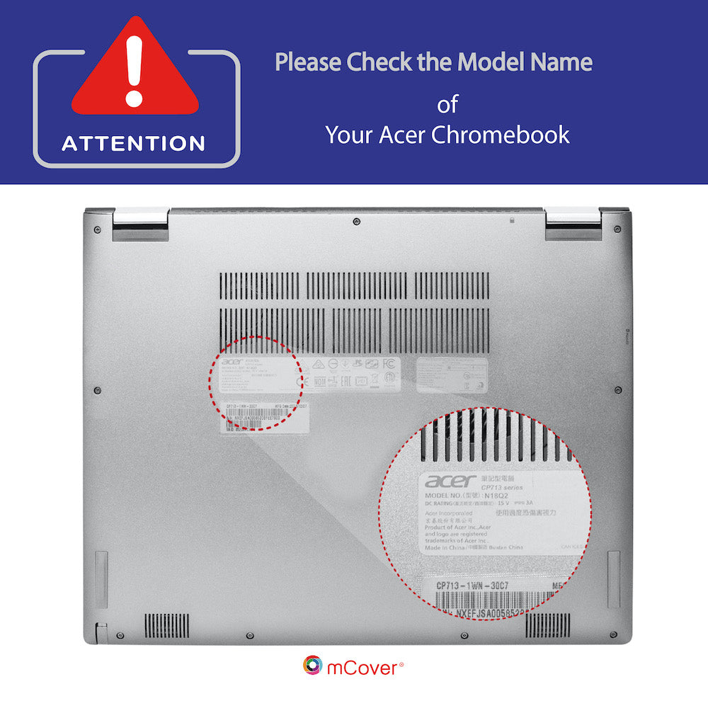 mCover Hard Shell Case for 2018/2019 Acer Chromebook Spin 13 CP713-1WN Series (NOT Compatible with All Other Acer Chromebooks)