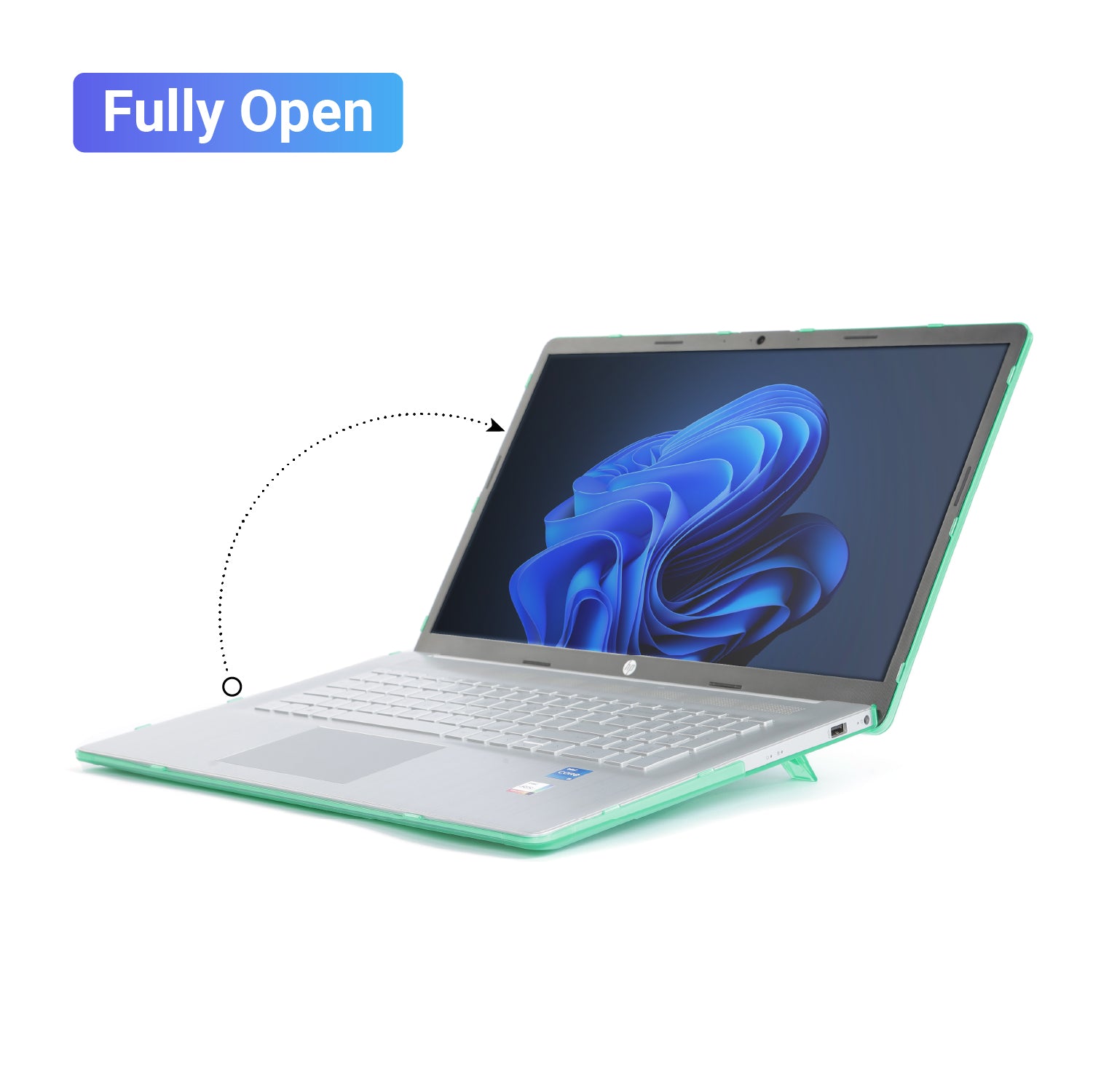 mCover Case ONLY Compatible for 2021-2025 17.3" HP Laptop 17-CNxxxx Series (No DVD Drive) Windows Laptop Computer (NOT Fitting Other Models, Including 17" Envy Series)