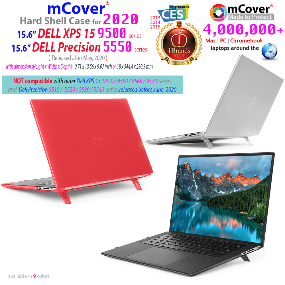 mCover Hard Shell CASE for New 2020-2023 15.6" Dell XPS 15 9500/9510/9520 Precision 5550/5560/5570 Series Laptop Computer