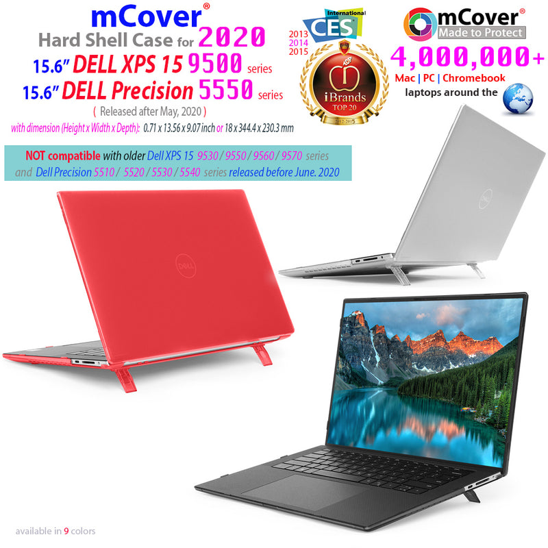 mCover Hard Shell CASE for New 2020 15.6" Dell XPS 15 9500 / Precision 5550 Series Laptop Computer