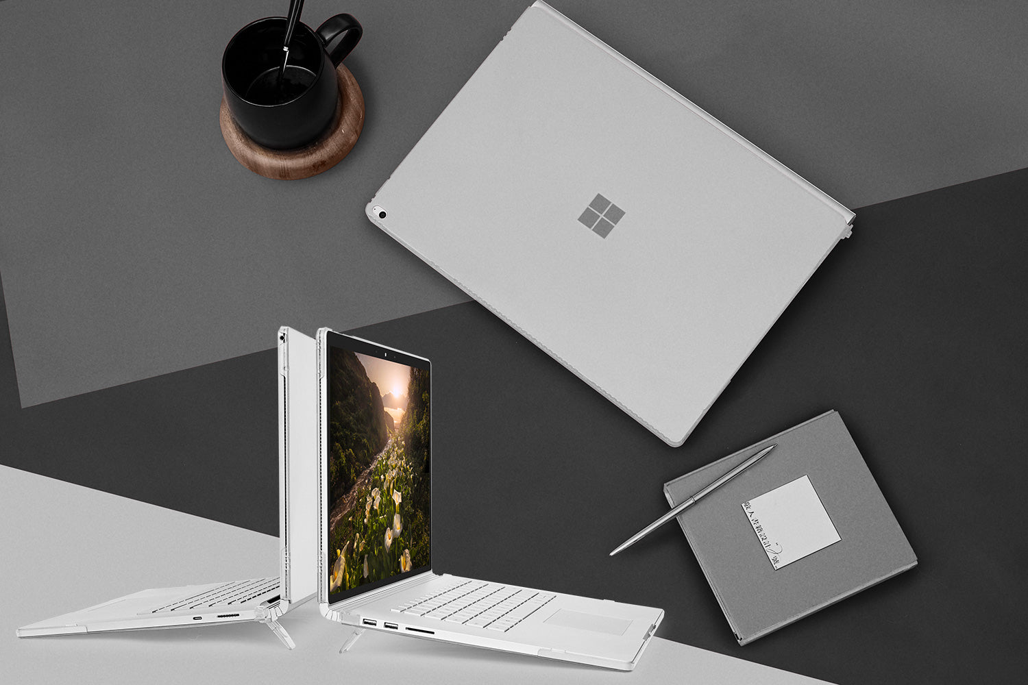 mCover Case Compatible for 2017~2022 15" Microsoft Surface Book 2/3 with Detachable Tablet Display ONLY (NOT Fitting Cheaper Surface Laptop Models)