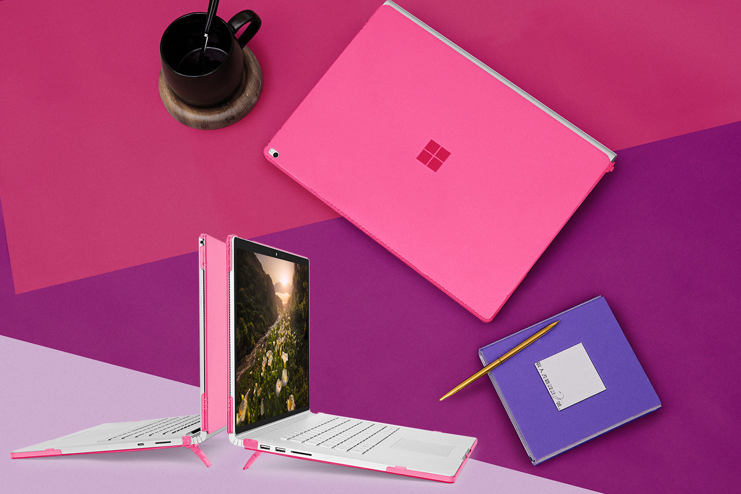 mCover Case Compatible for 2017~2022 15" Microsoft Surface Book 2/3 with Detachable Tablet Display ONLY (NOT Fitting Cheaper Surface Laptop Models)