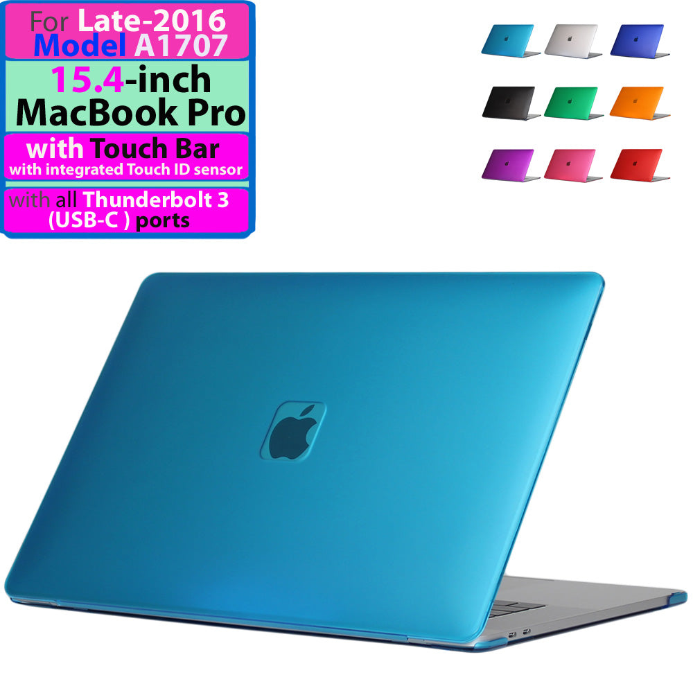 iPearl mCover Hard Shell Case for 15-inch Model 2016 A1707 / 2018 A1990 MacBook Pro (with 15.4" Retina Display, with Touch Bar & Integrated Touch ID Sensor, Thunderbolt 3 / USB-C Ports)