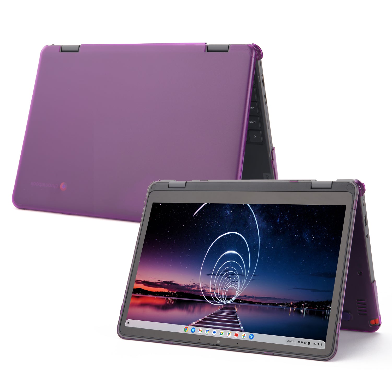 mCover Hard Shell Case ONLY Compatible for 2023~2024 12.2" Lenovo 500E Yoga Chromebook Gen4 2-in-1 Laptop (NOT Fitting Any Other Lenovo Models)