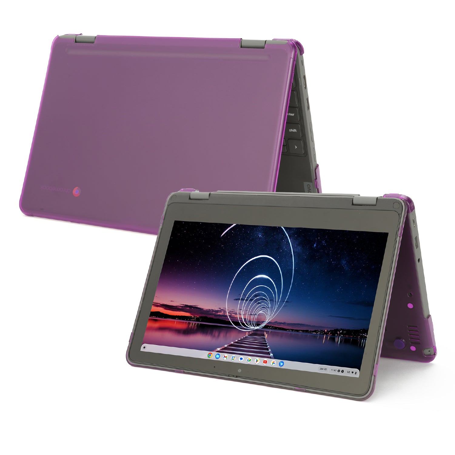 mCover Hard Shell Case ONLY Compatible for 2023~2024 11.6" Lenovo Chromebook 300E Yoga Gen4 / 100E Gen 4 Laptop (NOT Fitting Any Other Lenovo Models)