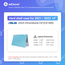 mCover Case ONLY Compatible with 2021~2022 14-inch ASUS Chromebook CX1 ( CX1400 ) Series Laptop Computers ( NOT Fitting Any Other ASUS Models )