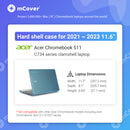 mCover Hard Case Only Compatible for 2021~2023 11.6" Acer Chromebook 511 C734 Series Traditional Clamshell Laptop Computers (NOT Compatible with Any Other Acer Models)