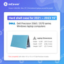 mCover Case Compatible for 2021～2025 15" Dell Precision 3560/3570 / 3580/3590 & Latitude 5520/5530 / 5540/5550 Series Windows Notebook PC (NOT Fitting Any Other Dell Models)