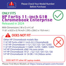 mCover Case ONLY Compatible for 2024 11.6" HP Fortis 11 inch G10 Chromebook Enterprise Laptop Computers (NOT Fitting Any Other HP Models)
