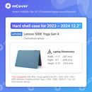 mCover Hard Shell Case ONLY Compatible for 2023~2024 12.2" Lenovo 500E Yoga Chromebook Gen 4 Gen4 2-in-1 Laptop (NOT Fitting Any Other Lenovo Models)