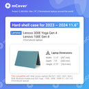 mCover Hard Shell Case ONLY Compatible for 2023~2024 11.6" Lenovo Chromebook 300E Yoga Gen4 / 100E Gen 4 Laptop (NOT Fitting Any Other Lenovo Models)