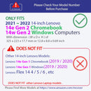mCover Case Compatible for 2021~2022 14" Lenovo 14e Chromebook Gen 2 / 14w Windows Gen 2 Series non-2-in-1 Computers ONLY (NOT Fitting Any Other Lenovo Models)