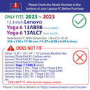 mCover case ONLY Compatible for 2022-2024 13.3" Lenovo Yoga 6 13ABR8 | 13ALC7 Series 2-in-1 Windows Notebook Computers (NOT Fitting Any Other Models)