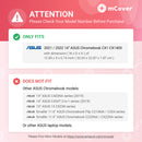 mCover Case ONLY Compatible with 2021~2022 14-inch ASUS Chromebook CX1 ( CX1400 ) Series Laptop Computers ( NOT Fitting Any Other ASUS Models )