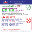 mCover Case Compatible for 2021～2022 14" Dell Latitude 7420/7430 Laptop or 2-in-1 Windows Notebook Computer Only (NOT Fitting Any Other Dell Models)