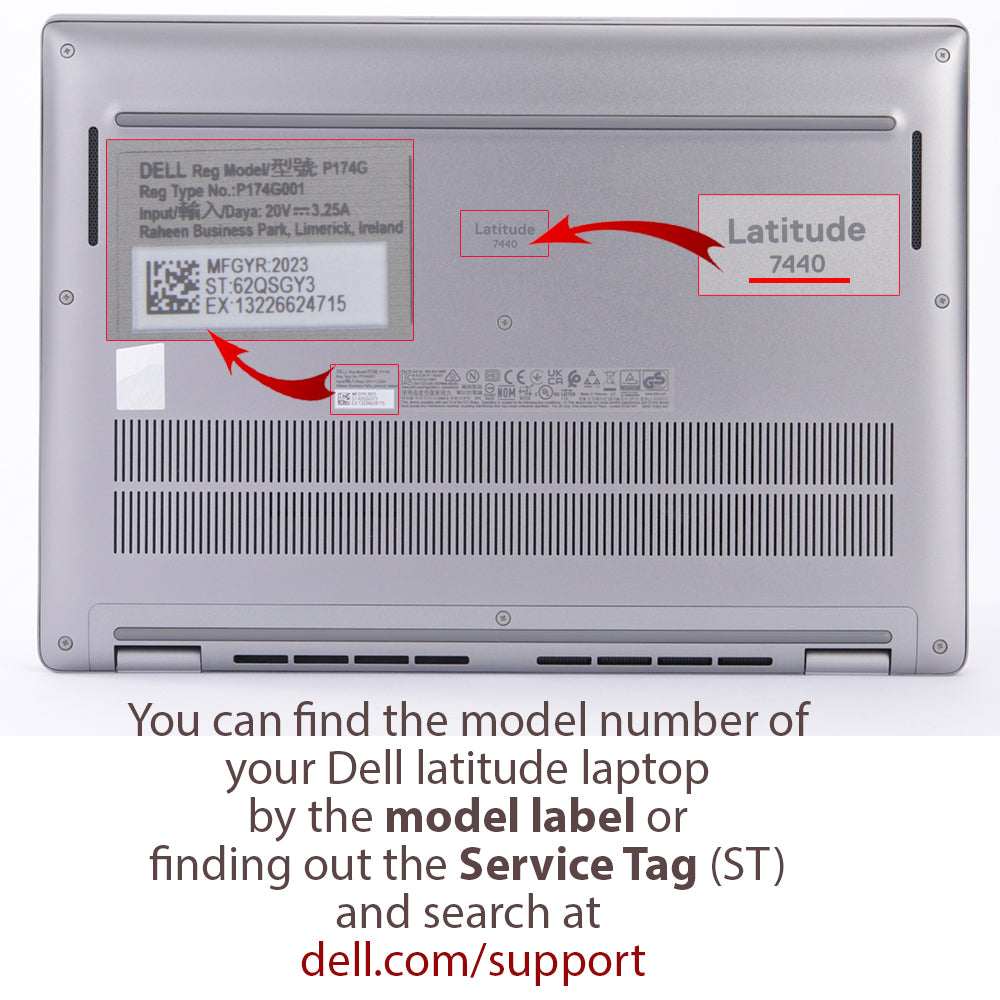 mCover Case Compatible ONLY for 2023～2024 14" Dell Latitude 7440 Laptop or 2-in-1 Windows Notebook Computer (NOT Fitting Any Other Dell Models)