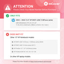 mCover Case Compatible ONLY for 2023-2024 13.3" HP ENVY x360 13-BF0000 series 2-in-1 convertible Notebook Computers (NOT fitting ANY Other HP models)