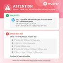 mCover Case ONLY Compatible for 2022~2023 14" HP Pavilion X360 14-EKxxxx Series 2-in-1 Convertible Laptop PC (NOT Fitting Other HP Models)