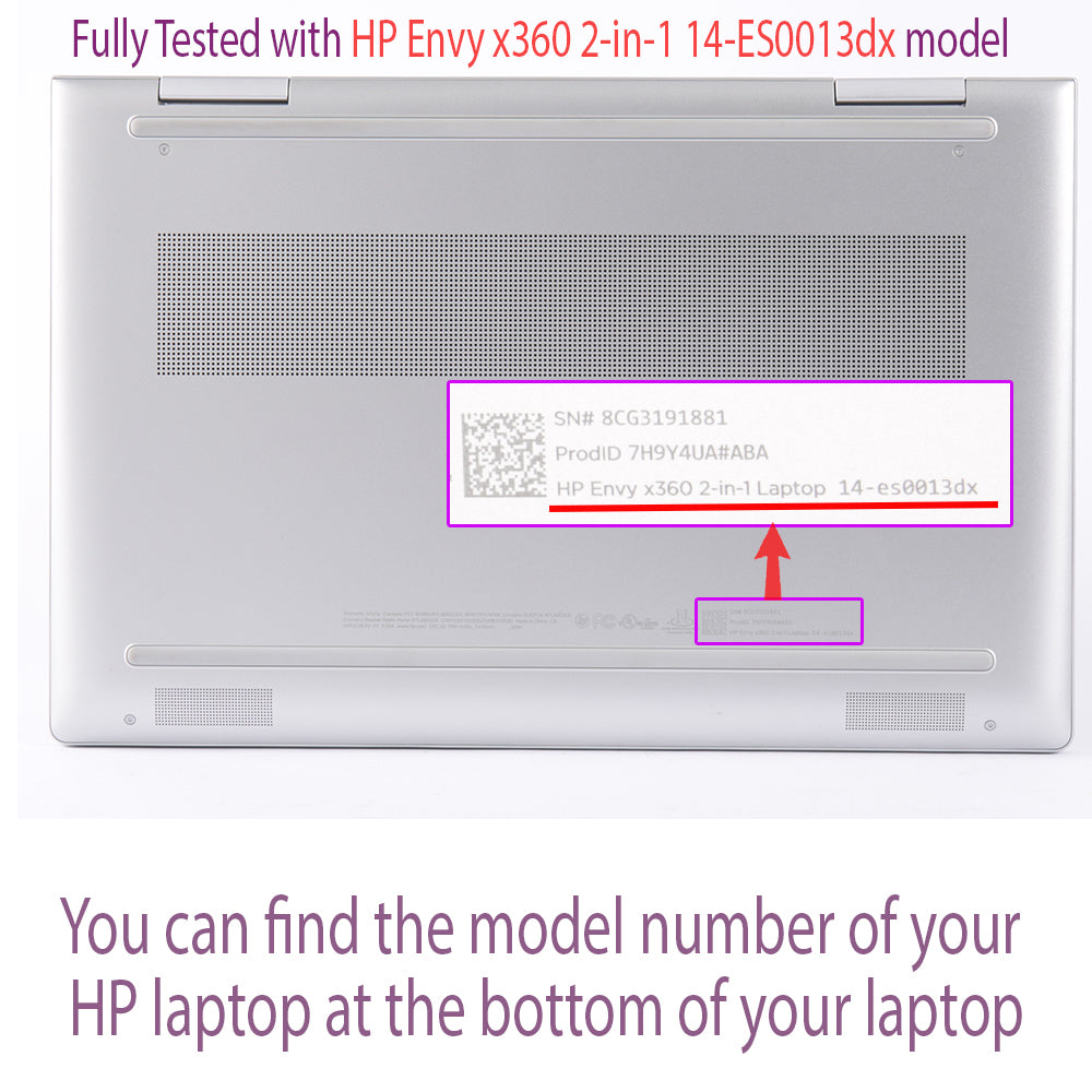 mCover Hard Case ONLY Compatible for 2023~2024 14" HP Envy x360 14-ES0000 Series Laptop Computers (NOT Fitting Any Other HP Models)