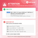 mCover Hybrid Case Only Compatible for 2021~2022 11.6" Lenovo Chromebook 100E Gen 3 / 300E G3 / 500E G3 Laptop (NOT Compatible for Other Lenovo Models)