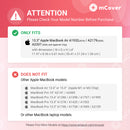 mCover Hybrid Case Compatible ONLY for 2018~2023 13.3-inch MacBook Air A2337 (M1) / A2179 / A1932 with Retina Display, Touch ID and USB-C Ports