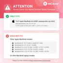 mCover Case Compatible Only with 2022 or Later 13.6” MacBook Air Laptop Computer ( Model A2681, with M2 Chip, 13.6" Liquid Retina Display, USB-C + MagSafe3 connectors )