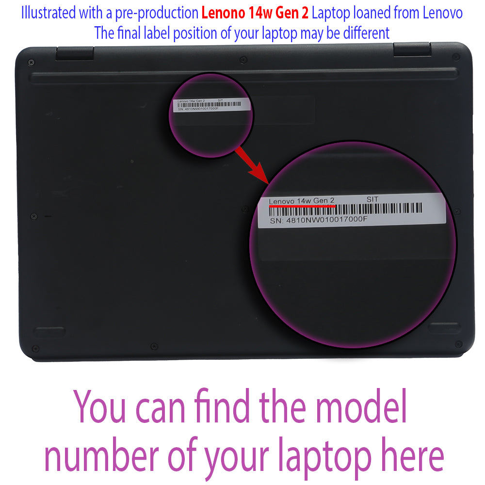 mCover Case Compatible for 2021~2022 14" Lenovo 14e Chromebook Gen 2 / 14w Windows Gen 2 Series non-2-in-1 Computers ONLY (NOT Fitting Any Other Lenovo Models)