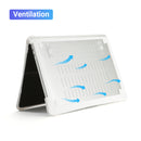 mCover Hybrid Case Compatible ONLY for 2018~2023 13.3-inch MacBook Air A2337 (M1) / A2179 / A1932 with Retina Display, Touch ID and USB-C Ports