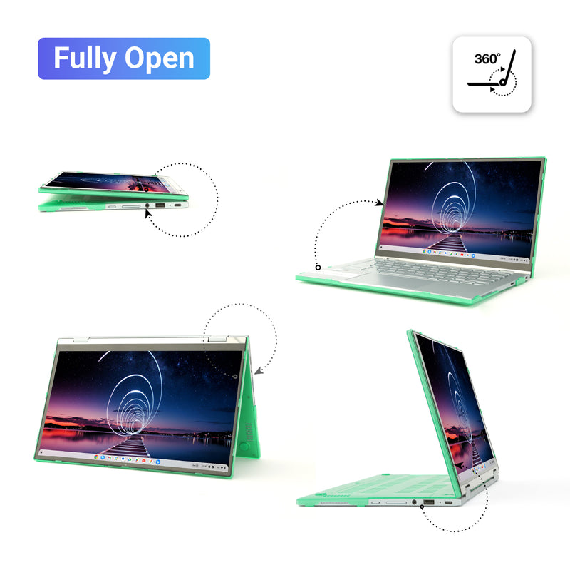mCover Case ONLY Compatible with 2019~2023 14-inch ASUS Chromebook Flip C433TA Series 2-in-1 Convertible Computers (NOT Fitting Any Other ASUS Models)