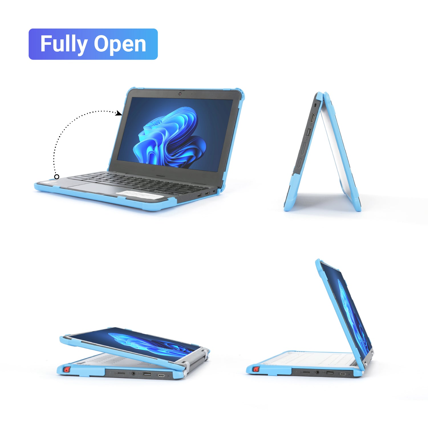mCover Hybrid Case Only Compatible for 2021~2023 11.6" Lenovo Chromebook 100E Gen 3 / 300E G3 / 500E G3 Laptop (NOT Compatible for Other Lenovo Models)
