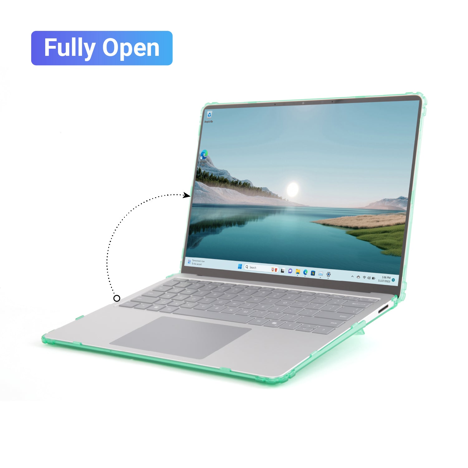 mCover Case ONLY Compatible for 2024+ 15" Microsoft Surface Laptop 7 (Model# 2037) Windows PC with ARM CPU and AI-Powered Copilot+ (NOT Fitting Other Surface Models)