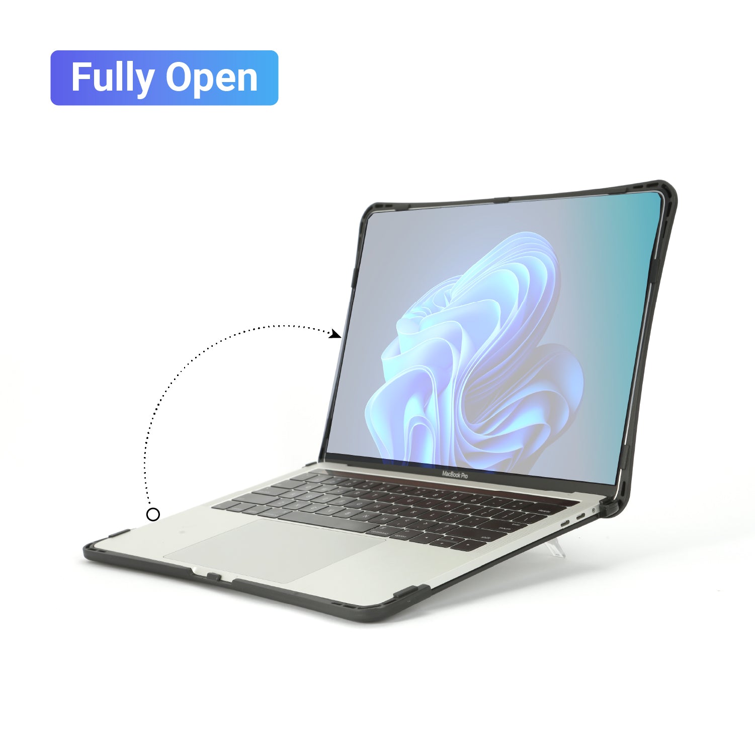 mCover Hybrid Case Compatible ONLY for 2018~2023 13.3-inch MacBook Air A2337 (M1) / A2179 / A1932 with Retina Display, Touch ID and USB-C Ports