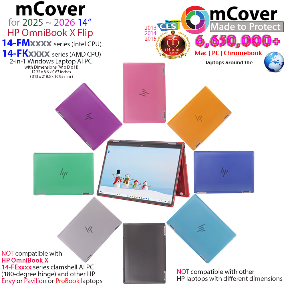 mCover Harde hoes ALLEEN compatibel voor 2025 14 HP mCover Harde hoes ALLEEN compatibel voor 2025 14 HP