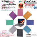 mCover Hard Case ONLY Compatible for 2023-2024 14" ThinkPad T14 Gen 3 / 4 , P14s Gen 4 (with 180-degree hinge) Windows Notebook PC (with 180° Hinge, NOT Fitting Any Other Lenovo Models)
