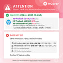 mCover Case ONLY Compatible for 2024 ～ 2025 14-inch HP ProBook 440/445 G11 and EliteBook 640 | 645 G11 Series Windows Notebook PC (NOT Fitting Other HP Models)