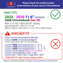 mCover Hard Shell Case Only Compatible for 2025 or Later 11.6" Lenovo 500e Chromebook Gen 4s 2-in-1 Laptop (NOT Fitting Any Other Lenovo Models)