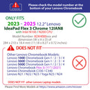 mCover Case ONLY Compatible for 2023-2025 12.2" Lenovo IP Flex 3 Chrome 12IAN8 Convertible Chromebook Laptops (NOT Fitting Other Lenovo Models)