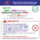 mCover Case ONLY Compatible for 2023-2025 14" Lenovo IP Slim 3 Chrome 14IAN8 Chromebook Laptops (NOT Fitting Other Lenovo Models)