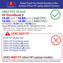 mCover Case ONLY Compatible for 16” 2024+ HP OmniBook 5 16-AF / 16-AG / 16-BAxxxx / 16-BCxxxx and Pavilion 16-AF / 16-AG0000 Series Windows AI Notebook PC (NOT Fitting Other HP Models)