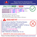 mCover Case ONLY Compatible for 2025-2026 15" Lenovo IdeaPad Slim 3 15AHP10 / 15ARP10 / 15IRH10 / 15IRU10 Series Windows Computers (NOT Fitting Any Other Lenovo Models)