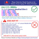 mCover Case ONLY Compatible for 2024-2026 16" Lenovo IdeaPad Slim 5 16AHP10 16ARP10 16AKP10 16IRH10 16IAH10 16IRU9 16ABR8 Series Windows Computers(NOT for Other Lenovo Models)