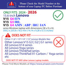mCover Case ONLY Compatible for 2024-2026 15.6" Lenovo V15 G4 / G5 / G6 Series Windows Notebook PC(with 180° Hinge, NOT Fitting Any Other Lenovo Models)