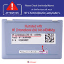 mCover Hard Case ONLY Compatible for 2024~2025 14" HP Chromebook x360 14B-CD0000 Series Laptop Computers (NOT Fitting Any Other HP Chromebook & Windows Notebook PC)