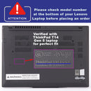 mCover Hard Case ONLY Compatible for 2024-2025 14" Lenovo ThinkPad T14 Gen 5/6 and P14s Gen 5/6 (AMD) Windows Notebook PC (with 180° Hinge, NOT Fitting Any Other Lenovo Models)