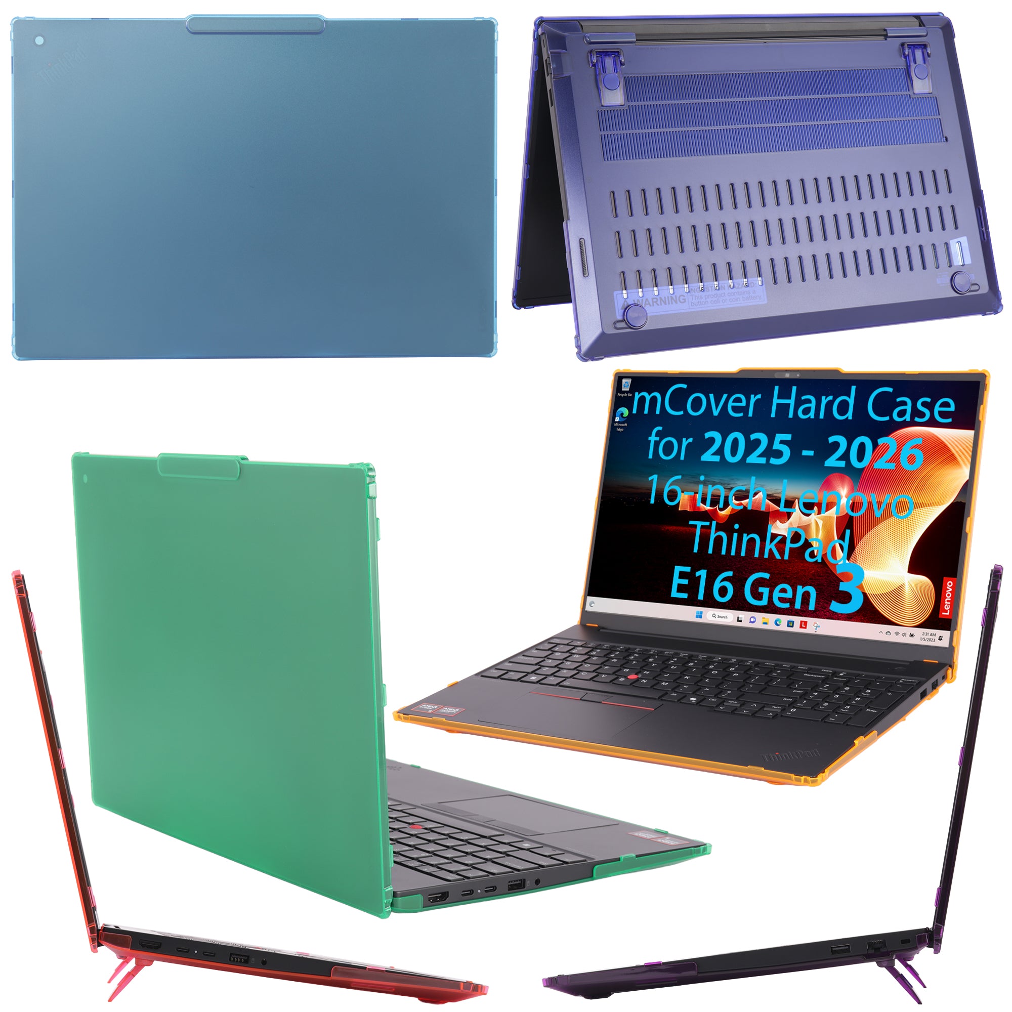 mCover case ONLY Compatible for 2025-2026 16" Lenovo ThinkPad E16 Gen 3 Series Windows Notebook Computers (NOT Fitting Any Other Lenovo Models)
