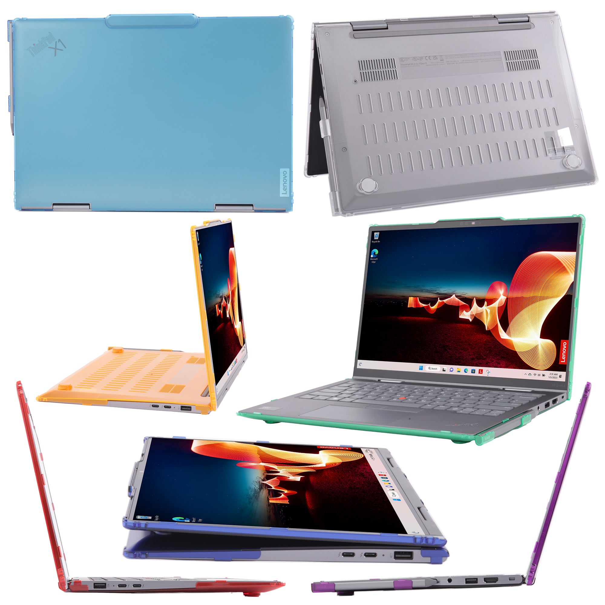 mCover Case Only Compatible for 2024~2025 14" Lenovo ThinkPad X1 2-in-1 (Yoga) Gen 9/10 Series Windows Notebook PC (NOT Working with Other Lenovo Models)